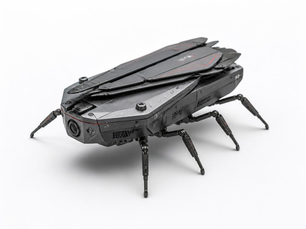 昆虫型の小型無人機の製品写真